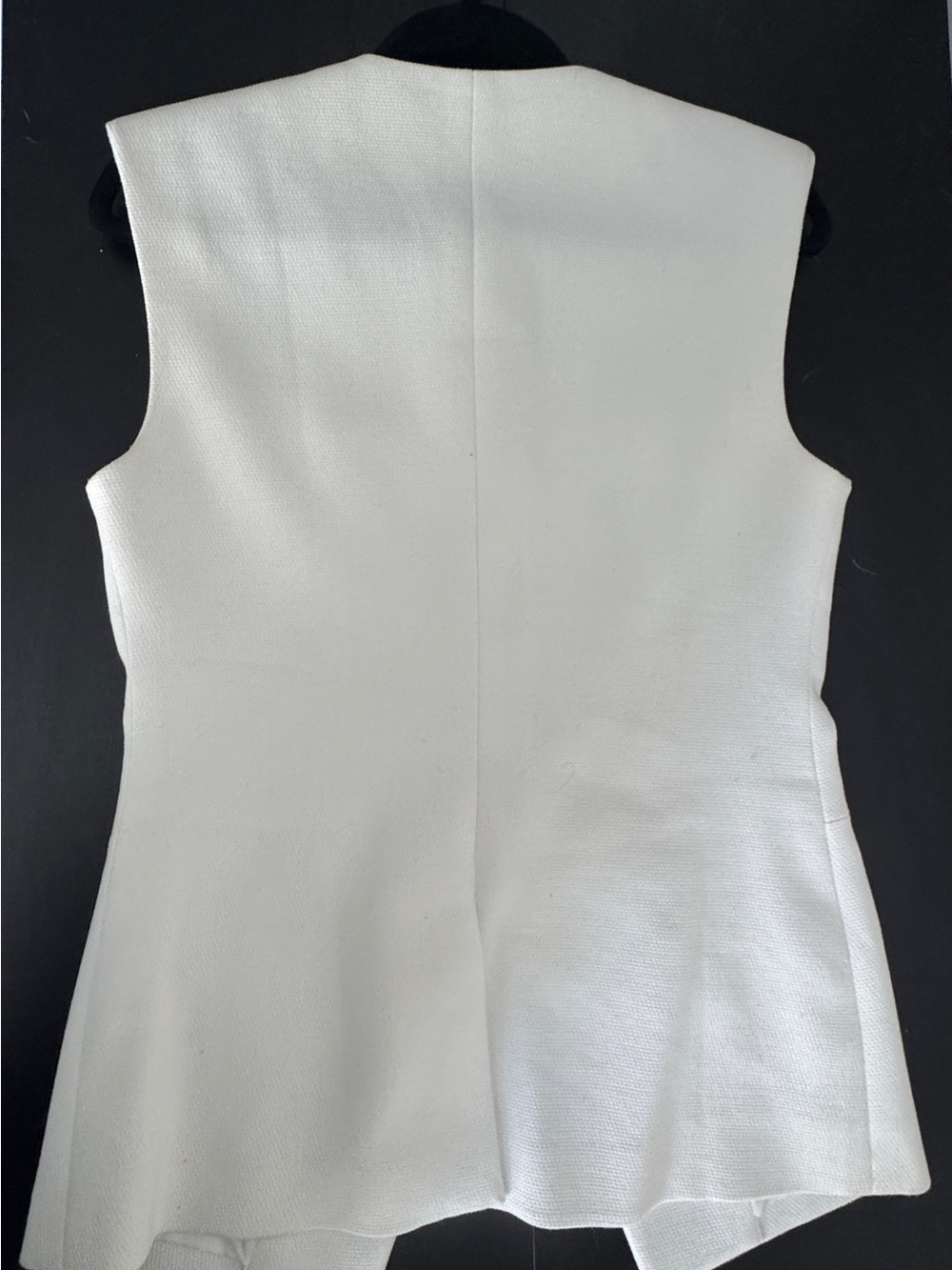 Veronica Beard Tamara Off White Tailored Vest Size 6 - Picture 4 of 7